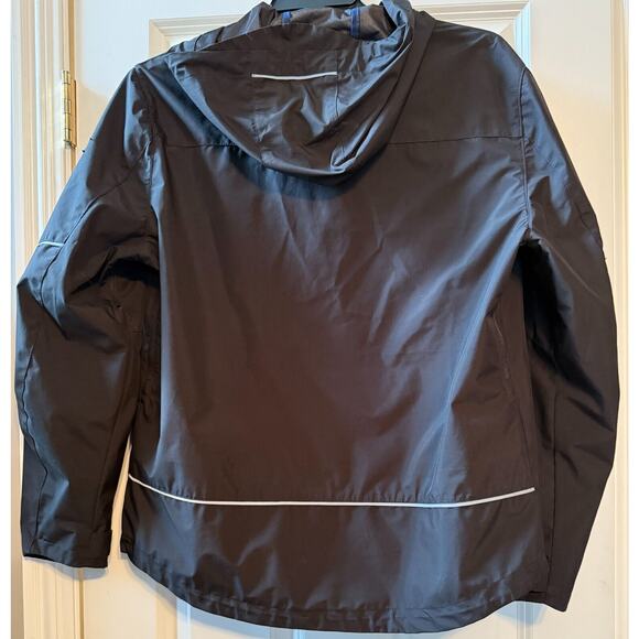 Michael Kors Reflective Sport Coat with Hood in Charcoal Size Large Mens Jacket - Picture 2 of 11